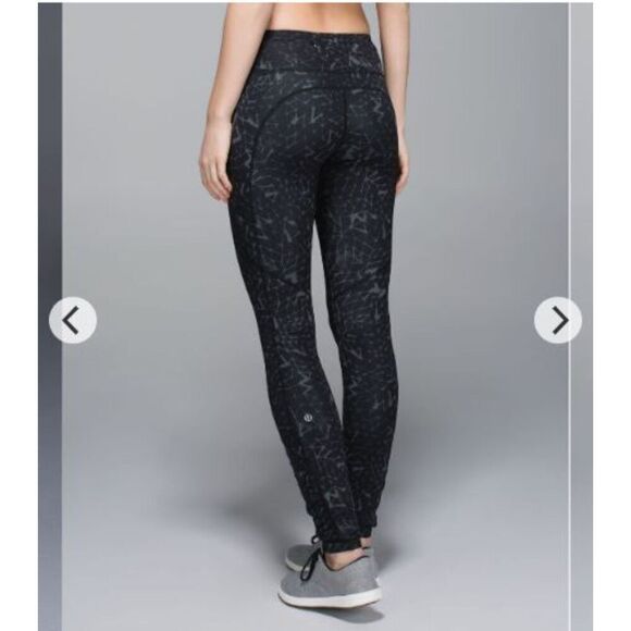 Lululemon Speed Tight III *Full-On Luxtreme Star Crushed Coal Black 6 - Picture 2 of 13